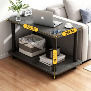 60x30x53cm Home Living Room Modern Double-layer Small Coffee Table Apartment Sofa Side Cabinet Bedside Table кофейный столик - Image 5