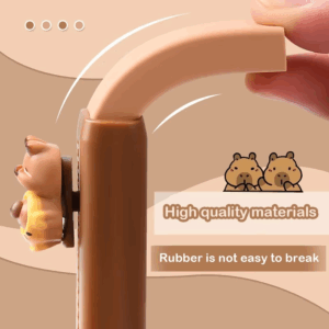 Kawaii Push Pull Capybara Eraser Soft School Supplies Clean Mess Free Stationary Office Student Rubber Eraser For Kids Gift - Image 6
