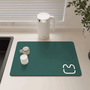 Super Absorbent Dish Drying Mats Coffee Drain Pad Tableware Quick Dry Counter Top Rug Non-slip Draining Placemat Kitchen - Image 5