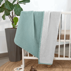 4 Layer Muslin Swaddle Blankets Newborn Baby Blanket For Boys Girls Cotton Gauze Soft Infant Wrap Toddler Bath Towel Baby Stuff - Image 3