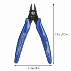 NJBLZQ Pliers Carbon Steel Pliers Electrical Wire Cable Cutters Cutting Side Snips Flush Pliers Nipper Home Hand Tools Blue - Image 5
