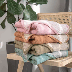 4 Layer Muslin Swaddle Blankets Newborn Baby Blanket For Boys Girls Cotton Gauze Soft Infant Wrap Toddler Bath Towel Baby Stuff - Image 7