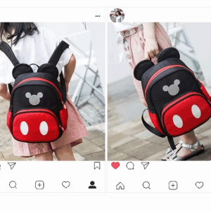 Disney Kids Cartoon Backpack Minnie Mickey Mouse school bag Girls Princess Backpack Primary Schoolbag - Image 6