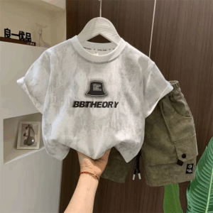 Children Boutique Summer Outfits 2025 New Boys Short Sleeve Hat Zipper T-Shirt And Pocket Shorts 2pcs Fashion Set Kid Sport Suit - Image 5