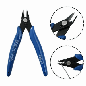 NJBLZQ Pliers Carbon Steel Pliers Electrical Wire Cable Cutters Cutting Side Snips Flush Pliers Nipper Home Hand Tools Blue - Image 4