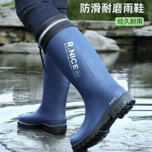 New High Quality Rain Boots for Man Outdoor Anti-slip Waterproof Fishing Shoes Fish Pond Breeding Work Rubber Boots - Image 6