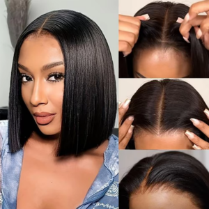 Bob Wig Human Hair 13x4 Frontal Lace Wigs for black Women HD Bob Lace Front Wigs Human Hair Glueless Wigs Pre Plucked Wig - Image 5