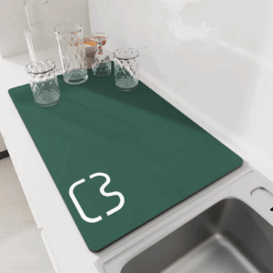 Super Absorbent Dish Drying Mats Coffee Drain Pad Tableware Quick Dry Counter Top Rug Non-slip Draining Placemat Kitchen - Image 7