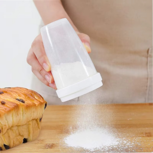 Powder Sugar Shaker Duster for Home Baking, Flour Dispensing with Lid, Kitchen Tool - Image 7