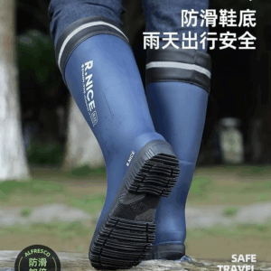 New High Quality Rain Boots for Man Outdoor Anti-slip Waterproof Fishing Shoes Fish Pond Breeding Work Rubber Boots - Image 5