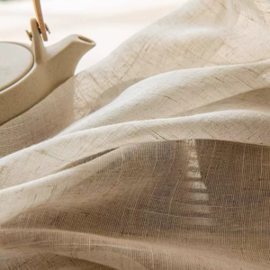 Cotton Linen Tulle Window Beige Sheer Curtains for Living Room Bedroom Dining Rustic Feeling Semi Office Hotel Home 창문커텐 Decor - Image 4