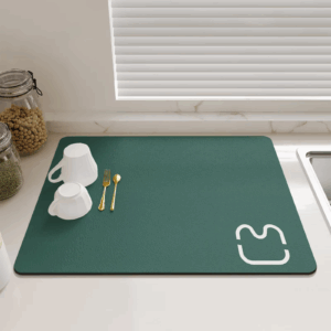 Super Absorbent Dish Drying Mats Coffee Drain Pad Tableware Quick Dry Counter Top Rug Non-slip Draining Placemat Kitchen - Image 6