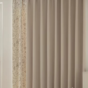 Cream Style Beige Living Room Curtain Floral Pattern Bedroom Blackout Curtain Sunscreen Home Decor Curtains Creative Art Curtain - Image 3