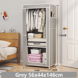Dustproof Wardrobe Portable Closet Space-Saving Cloth Storage Cabinet For Household Bedrooms Cloakrooms Hanging Clothes Supplies - Image 5