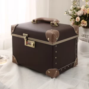 Professional Makeup Case Beauty Manicure PU Leather Women's Cute Waterproof Cosmetics Bag Toiletry Organizer Box Customized - Image 6