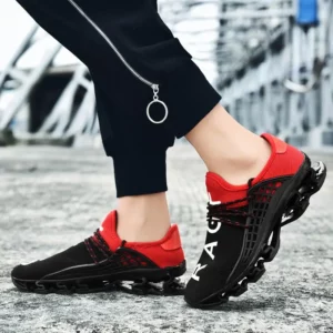 Large Size Outdoor Non-slip Women's Sport Shoes Men Sneakers for Running Summer Sports Shoes for Women Black Red Sneackers B-603 - Image 5