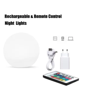 Waterproof LED Garden Ball Light RGB Underwater Light IP68 Outdoor Christmas Wedding Party Lawn Lamps Swimming Pool Floating - Image 2