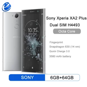 Sony Xperia XA2 Plus Dual H4493 Original GSM Dual Sim 4G LTE Android Octa Core RAM 6GB ROM 64GB 6.0" 23MP NFC Fingerprint - Image 1