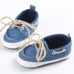2019 Baby First Walkers Toddler Baby Newborn Girl Boy Denim Soft Sole Toddler Infant Prewalker Sneaker Bandage Shoses 0-18M - Image 5