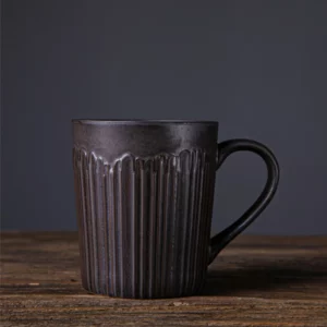 250ml Vintage Coffee Mug Stoneware Ceramic Watercup Tradional Chinese Retro Teacup Personality Creative Milk Cup With Handle - Image 6