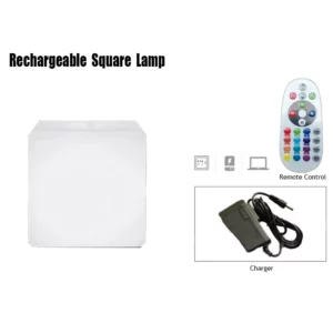 Remote Control LED Garden Light Night Lights Waterproof Outdoor Pool Floating Square Landscape Lawn Lamp Party Garland Decor - Image 6