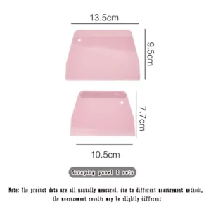 2pc Plastic Cake Cream Spatula Dough Butter Batter Scraper Baking Tools For Home Baking Cutting Tools Kitchen Gadgets - Image 6