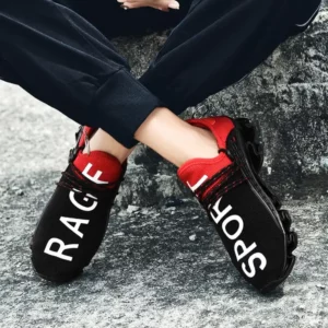 Large Size Outdoor Non-slip Women's Sport Shoes Men Sneakers for Running Summer Sports Shoes for Women Black Red Sneackers B-603 - Image 6