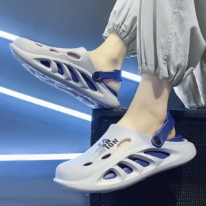 2024 New Men Outdoor Sandals Slippers Beach Comfortable Thick Soft Sole Clogs Men Casual Shoes Garden Shoes Mens Beach Sandals - Image 3