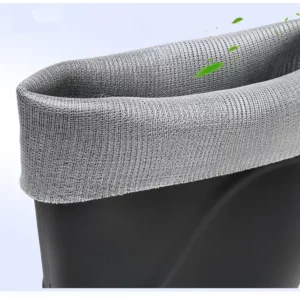 2023 Men's Tall Rain Boots Fashion Work Waterproof Protective Solid Color Rain Boots Men Outdoor Work Rubber Boots Platform Boot - Image 5