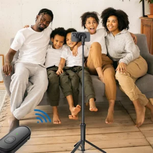 2025 Magnetic Selfie Stick Phone Tripod w Remote Extend Cell Phone Tripod Stand For MagSafe iPhone 15 14 13 12 XIAOMI SAMSUNG - Image 5