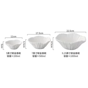 Creative White Tulip Bowl Fine Porcelain Ramen Soup Bowl Large Capacity Fruit Bowl Hotel Restaurant Kitchen Utensils Tableware - Image 6