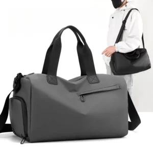 Zipper Large Capacity Oxford Travel Bags Solid Fitness Bags Thickened Fabric High Capacity Waterproof Luggage Sports Bags - Image 2