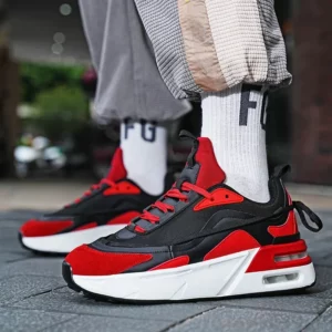 Trend Running Shoes Men Air Cushioning Jogging Shoes Thick Sole Sneakers Men Gym Athletic Sports Shoes Zapatillas De Deporte - Image 3