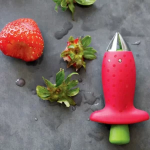 Strawberry Slicer Cutter Strawberry Corer Strawberry Huller Fruit Leaf Stem Remover Salad Cake Tools Kitchen Gadget Accessories - Image 3