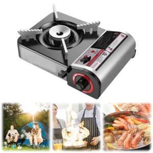 Portable Butane Camping Stove Automatic Ignition Gas Stove Portable Gas Grill for Outdoor Cooking Hiking Emergency - Image 2