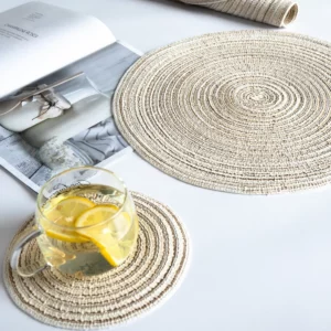 1pc Table Placemats for Table Mat Ramie Insulation Pad Placemats Linen Non Slip Table Mats Home Decoration Pad Coaster - Image 6