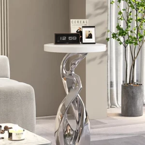 Home Living Room Sofa Side Table Coffee Table Living Room Floor Decoration TV Cabinet Coffee Table Bedroom Bedside Tables - Image 4