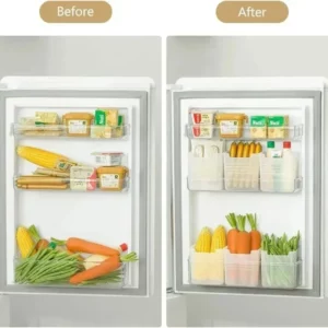 1/5PCS Refrigerator Storage Boxes Food Fresh Organizer Cold Storage Crisper Fruit Spice Food Container Boxes Home Kitchen Boxes - Image 5