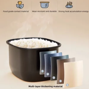 Bear Intelligent Rice Cookers Double Inner Container Integrated Cooking Pot Multi-functional Electric Cooker Home Porridge Soup - Image 6