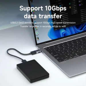 Hagibis USB to Type C OTG Adapter 10Gbps High-Speed Data Transfer USB C Male to A Female For Macbook Pro iPhone 16 iPad Tablet - Image 2