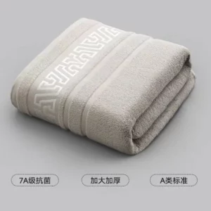 380g new pure cotton thick bath towel 70*140 soft absorbent no shedding color - Image 6
