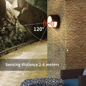 LED Wall Lamp Lighting Radar Motion Sensor AC85-265V 6/12W Warm White Cold White Suitable For Indoor Outdoor Home Decoration - Image 4