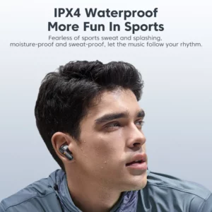 Toocki Bluetooth 5.4 ANC Wireless Earphones IPX4 Waterproof 65dB Noise Cancellation 13mm Dynamic HIFI ENC Headphone with Mic - Image 6