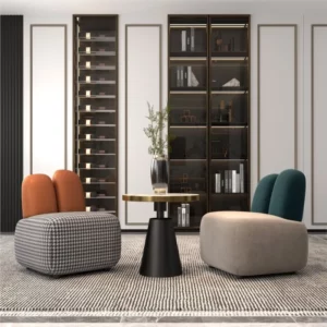 Richome Advanced Light Luxury Single Sofa Single Chair Negotiation Living Room Balcony Leisure Sofa Chair Comfortable Chair 2024 - Image 3