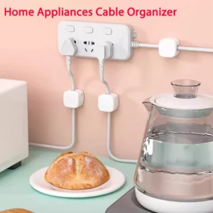 Magnetic Cable Clip Cable Holder Adhesive Wire Keeper Cord Cable Organizer for Home Office Under Desk Management - Image 5