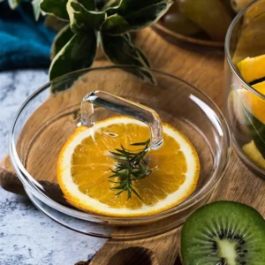 Ins Glass Bowl with Lid 430ml Transparent Storage Bowl Fruit Dry Food Salad Dessert Container Glass Can - Image 5