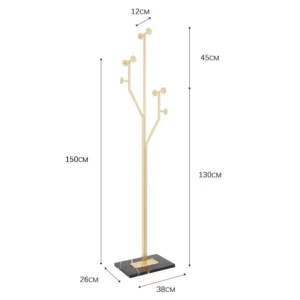 Light Luxury Branches Clothes Hooks Nordic Creative Home Bedside Hanging Coat Hanger Bedroom Floor Standing Coat Rack - Image 5