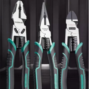 Deli 9 inch multi-function electrician pliers multi-function wire stripper pliers pointed nose pliers diagonal pliers hand tools - Image 5