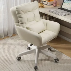 Comfortable Sedentary Home Study Chair Dormitory Desk Girls' Bedroom Makeup Chair Office Lift Swivel Chair - Image 6