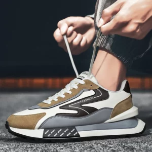 PARZVIAL New Brand Men Platform Sneakers Fashion Cushion Outdoor Jogging Forrest Gump Sneakers Athletic Trainers Male Sneakers - Image 2